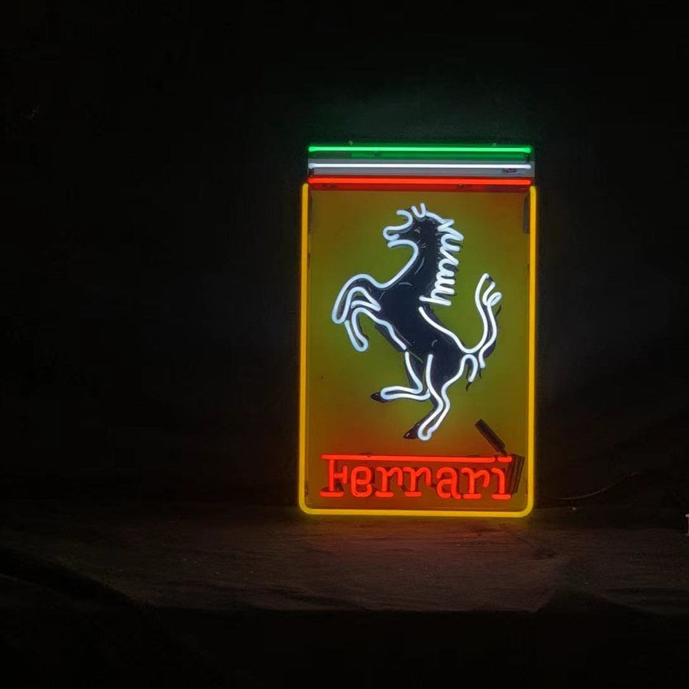 Neon Signs Land Neon Signs Ferrari Logo Neon Sign