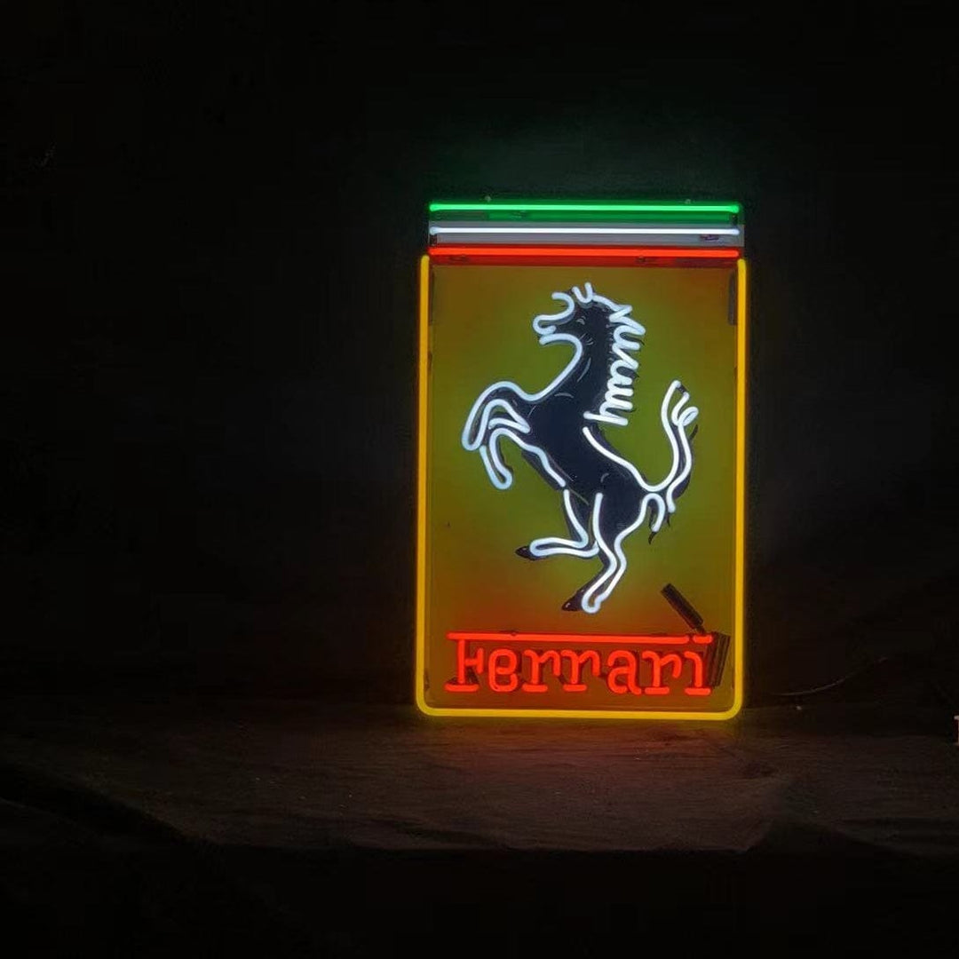 Neon Signs Land Neon Signs Ferrari Logo Neon Sign