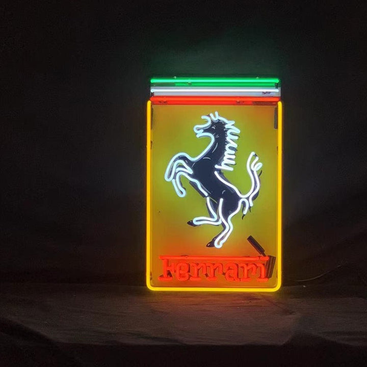 Neon Signs Land Neon Signs Ferrari Logo Neon Sign