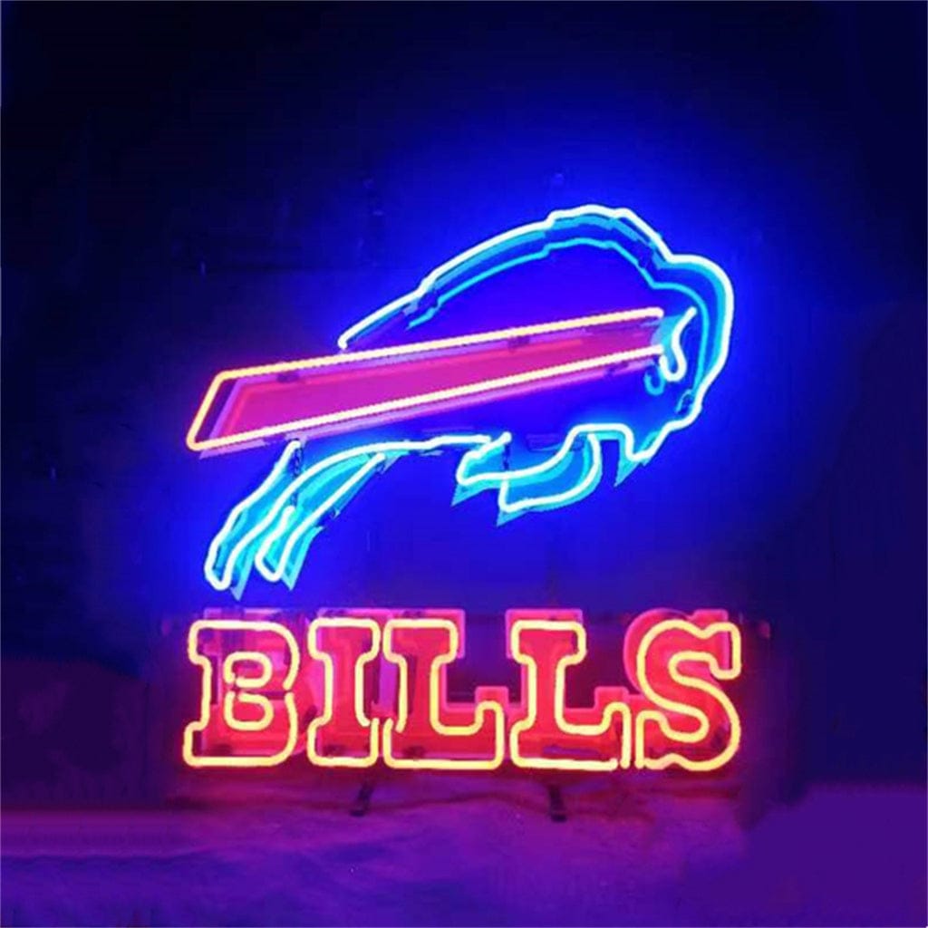 Neon Signs Land Neon Signs Fighting Bull Buffalo Bills Neon Signs Light