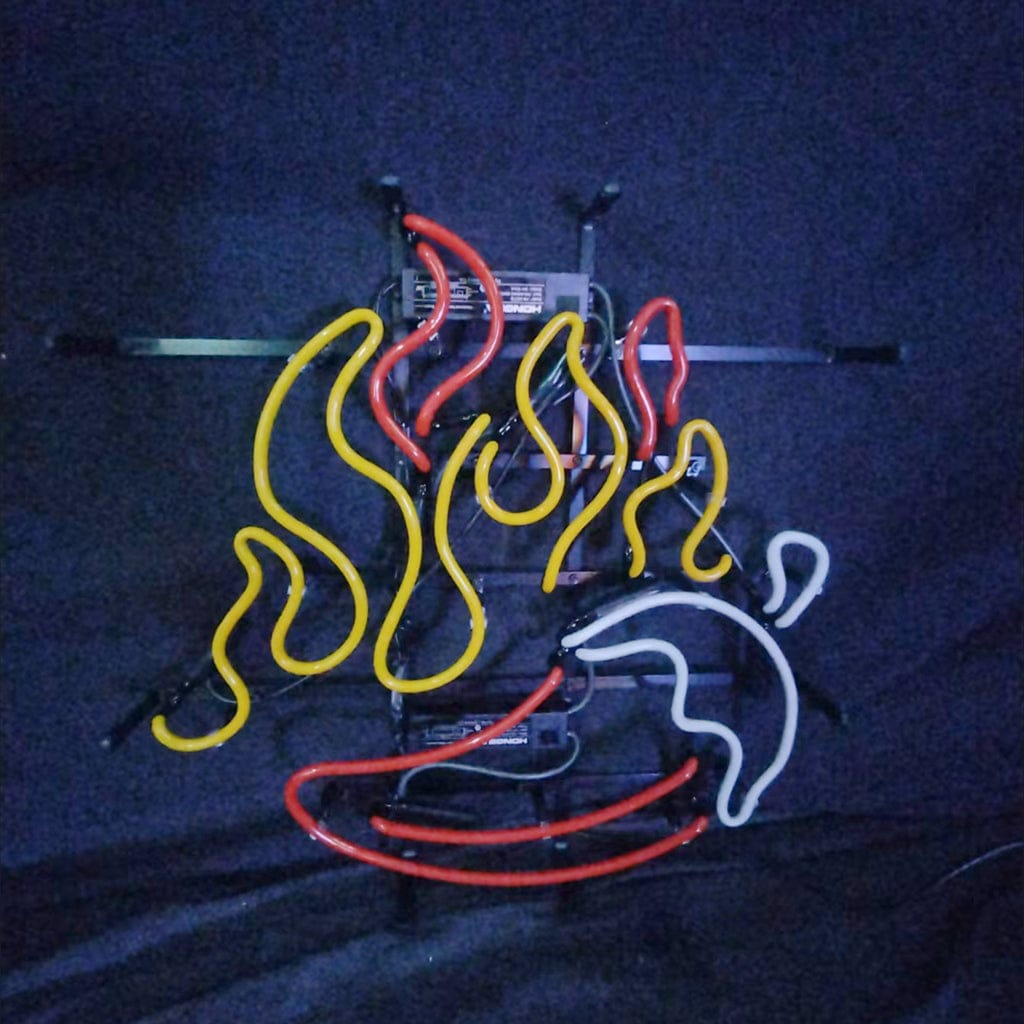 Neon Signs Land Neon Signs Fire BBQ Pepper Neon Signs