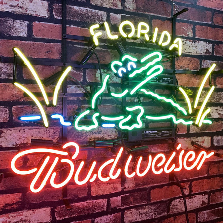 Neon Signs Land Neon Signs Florida Gator Budweiser Neon Signs Light