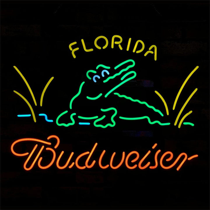 Neon Signs Land Neon Signs Florida Gator Budweiser Neon Signs Light