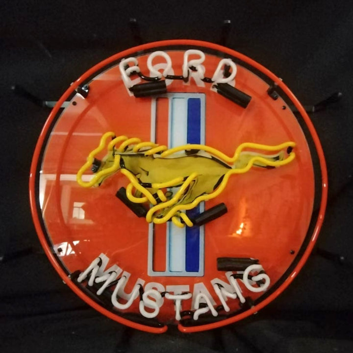 Neon Signs Land Neon Signs Ford Mustang Car Logo Neon Signs