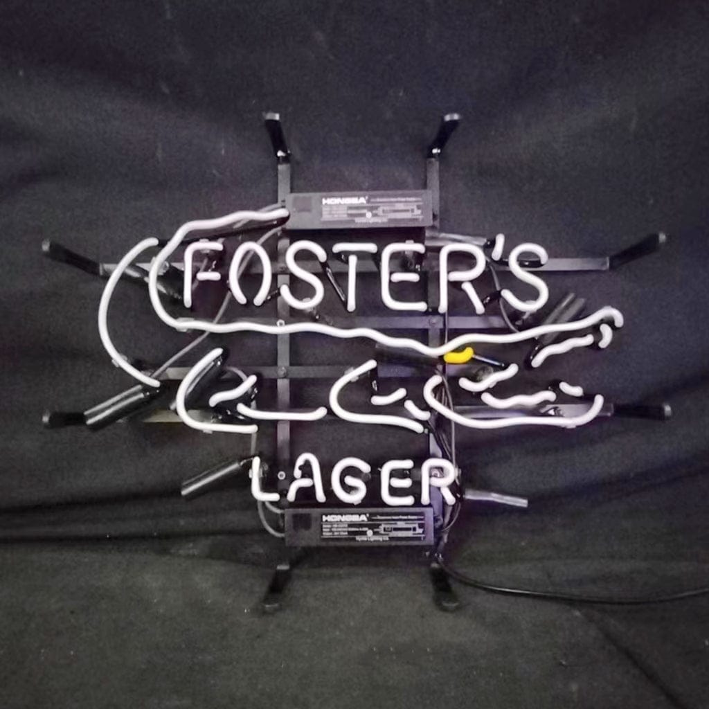 Neon Signs Land Neon Signs Foster's Lager Gator Neon Signs
