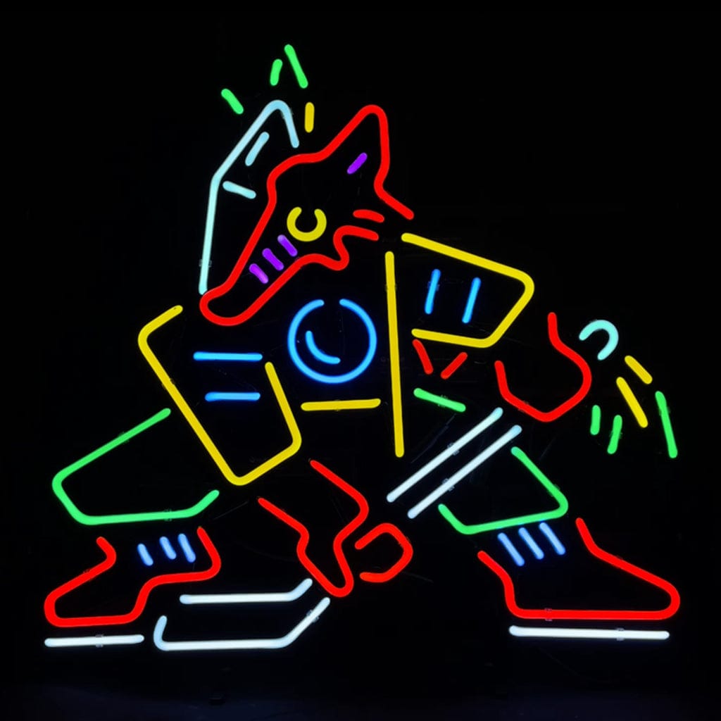 Neon Signs Land Neon Signs Fox Hockey Neon Signs Light