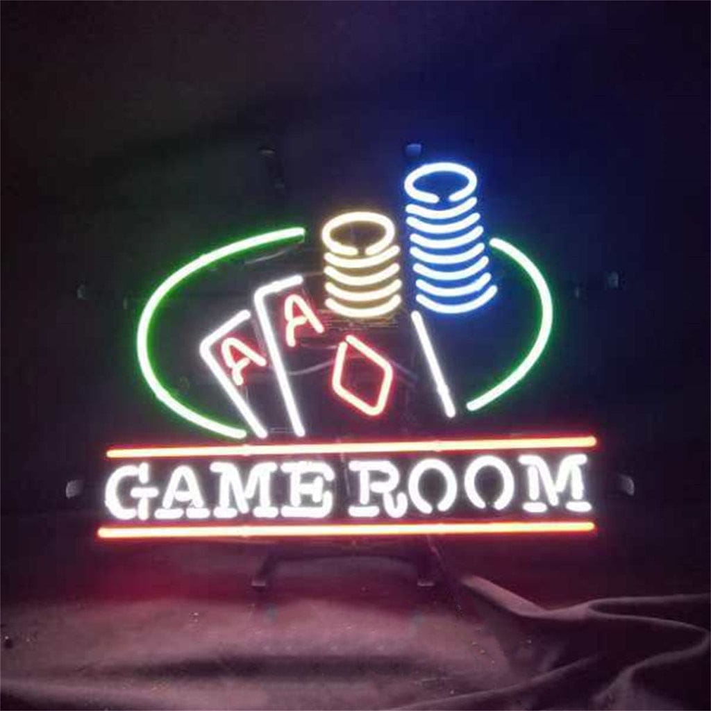 Neon Signs Land Neon Signs Gaming Table Poker Jetton Game Room Neon Signs