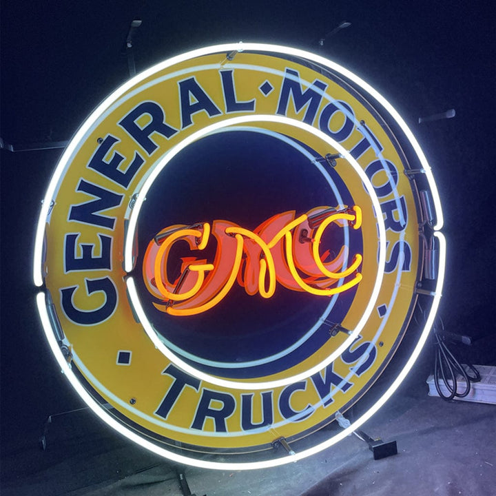 Neon Signs Land Neon Signs General Motors Trucks GMC Neon Sign Light