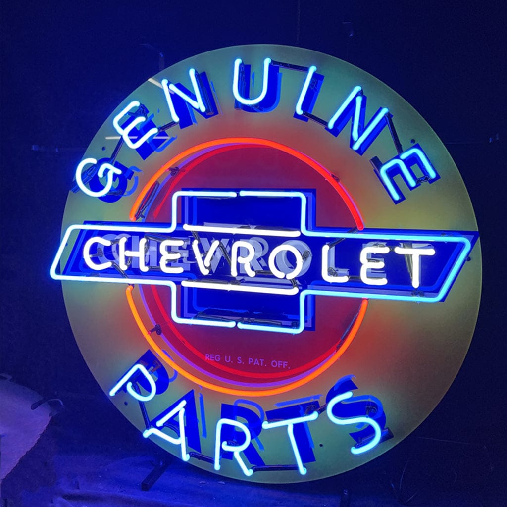 Neon Signs Land Neon Signs Genuine Chevrolet Parts Neon Signs