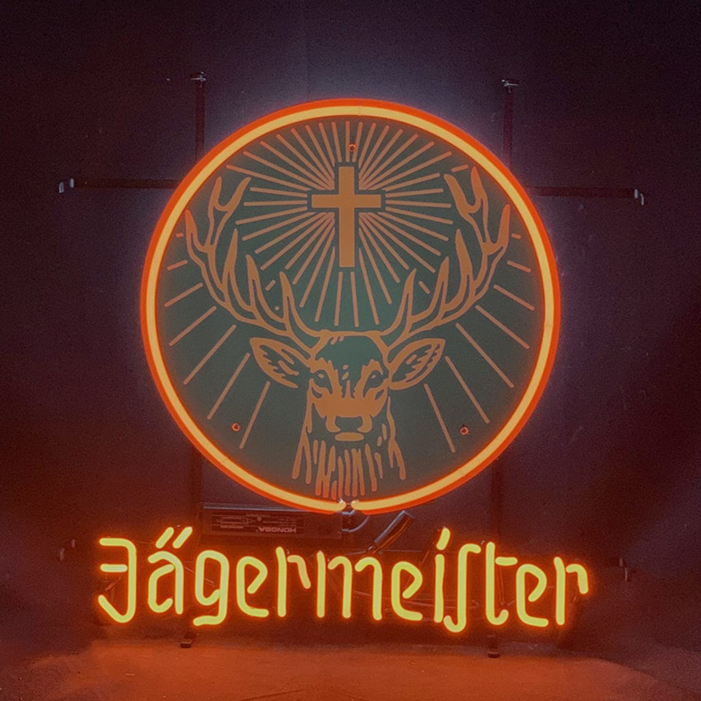 Neon Signs Land Neon Signs Germany Jagermeifter Beer Neon Signs Light