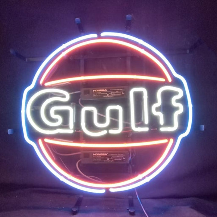 Neon Signs Land Neon Signs Gulf Gasoline Neon Signs