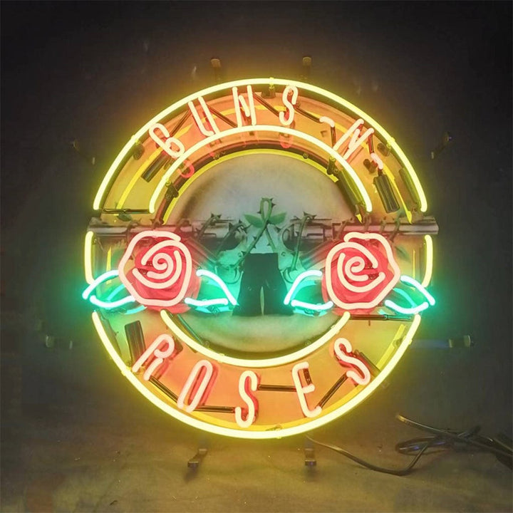 Neon Signs Land Neon Signs Guns N Roses Team Logo Neon Signs Light