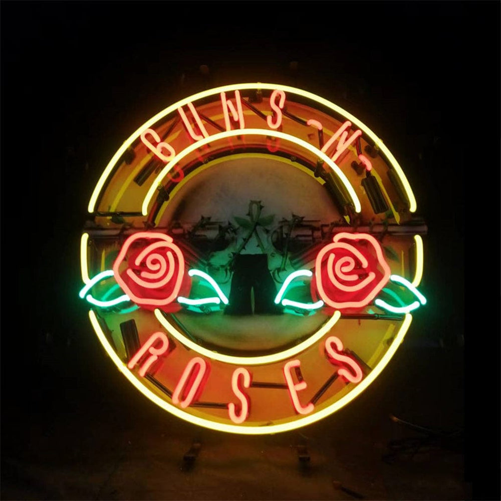 Neon Signs Land Neon Signs Guns N Roses Team Logo Neon Signs Light