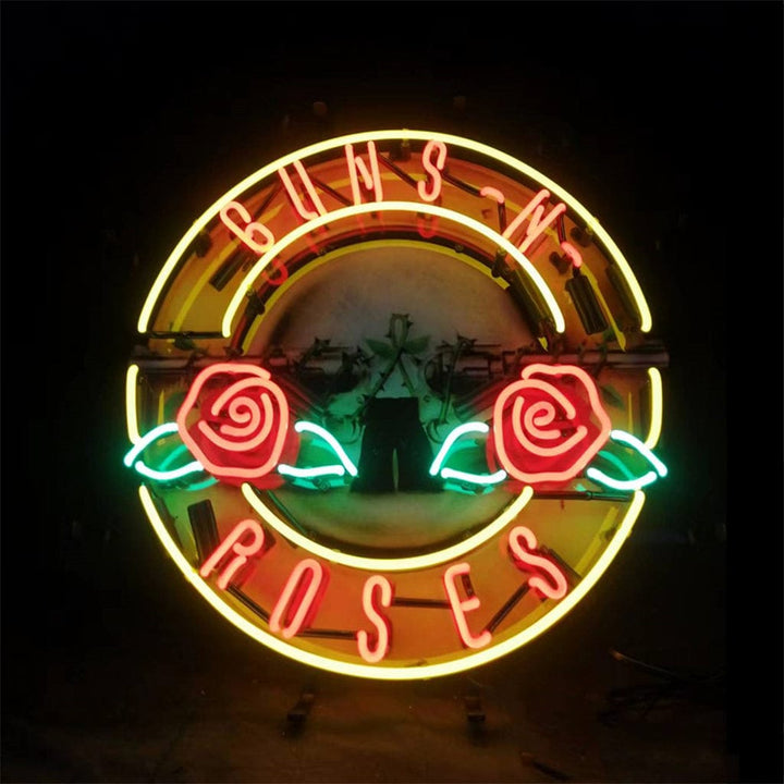 Neon Signs Land Neon Signs Guns N Roses Team Logo Neon Signs Light