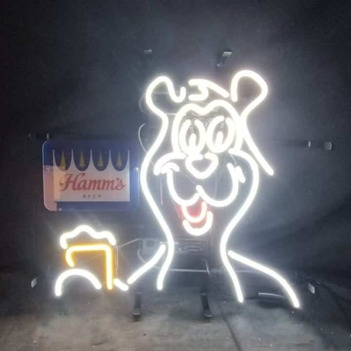 Neon Signs Land Neon Signs Hamm's Beer Bear Neon Light Sign