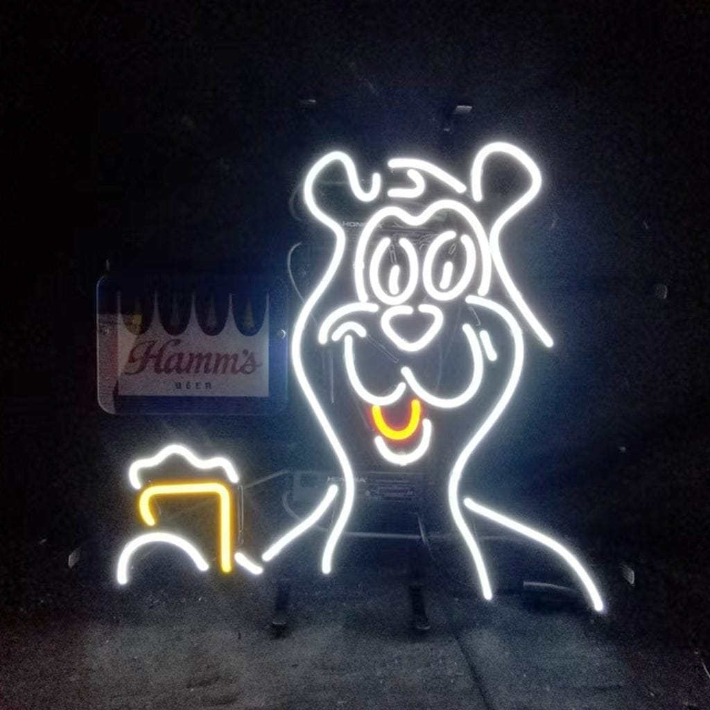 Neon Signs Land Neon Signs Hamm's Beer Bear Neon Light Sign