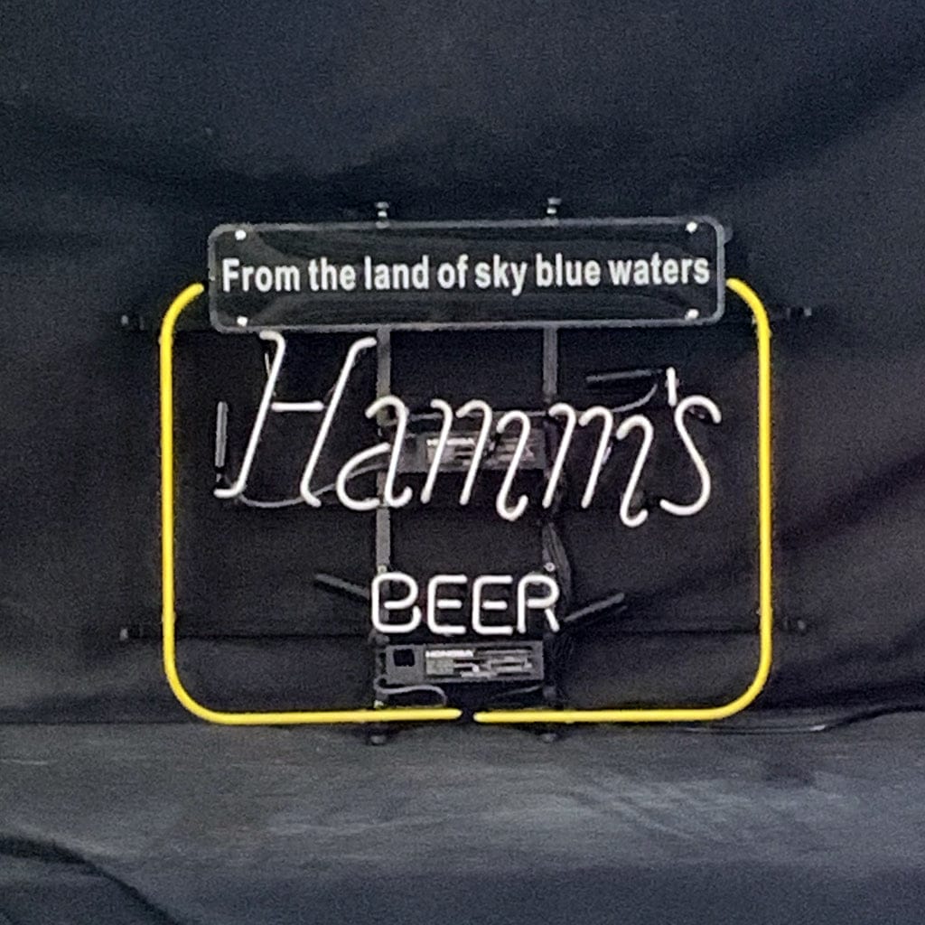 Neon Signs Land Neon Signs Hamm's Beer From the Land of Sky Blue Waters Neon Signs