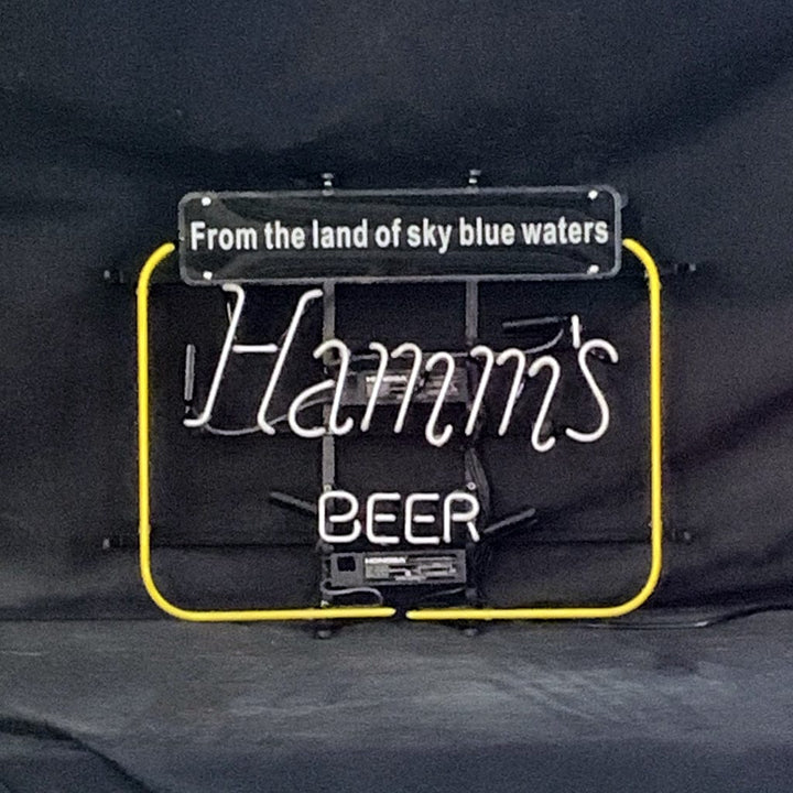 Neon Signs Land Neon Signs Hamm's Beer From the Land of Sky Blue Waters Neon Signs