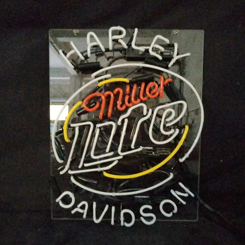Neon Signs Land Neon Signs Harley Davidson Miller Lite Neon Signs