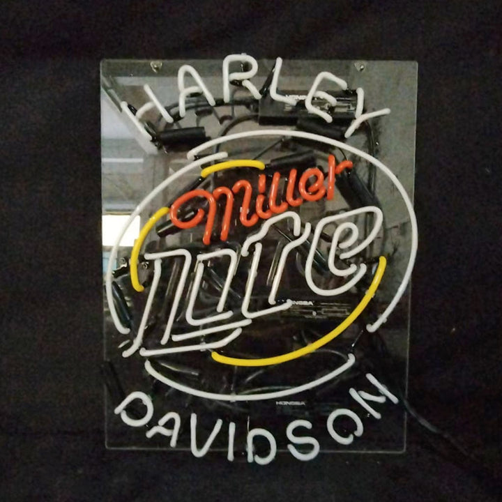 Neon Signs Land Neon Signs Harley Davidson Miller Lite Neon Signs