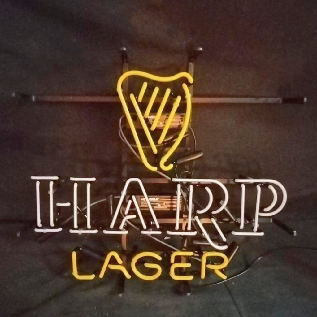 Neon Signs Land Neon Signs Harp Lager Beer Neon Signs
