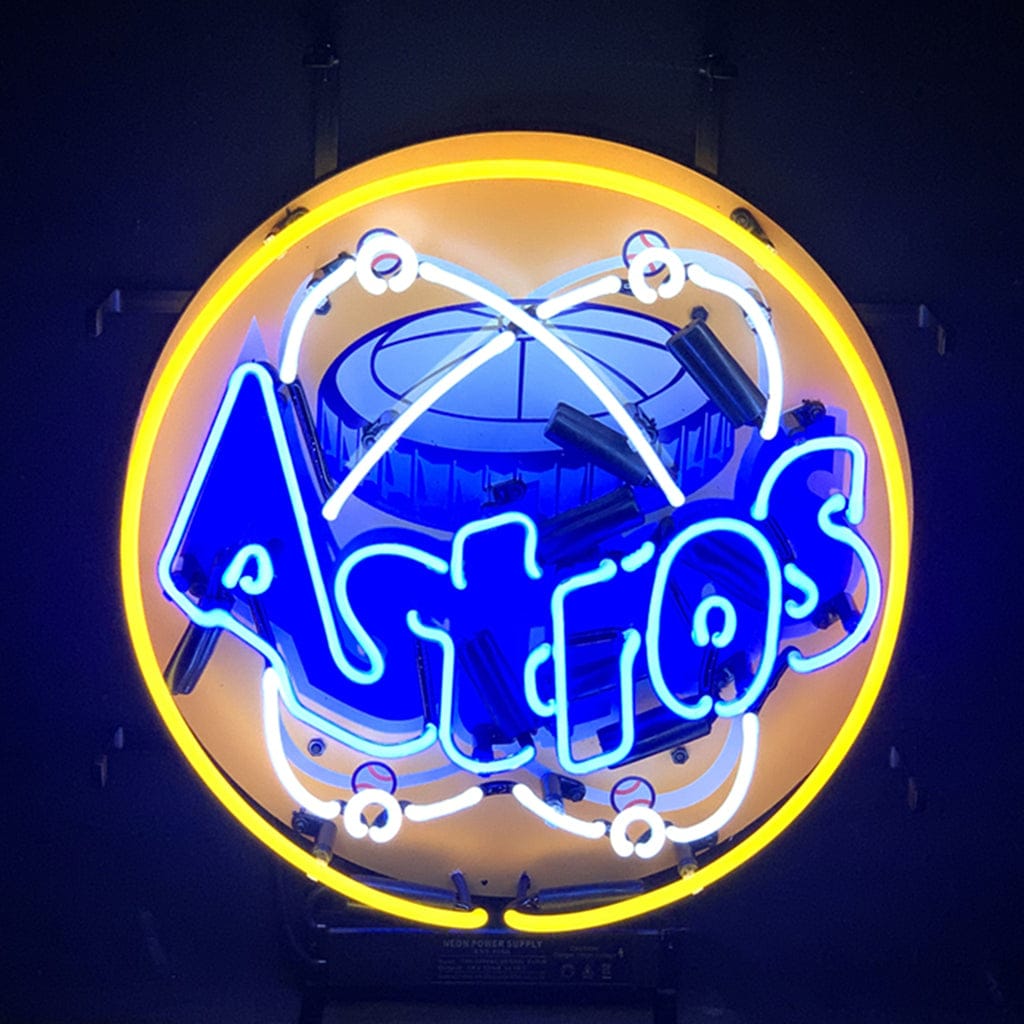 Neon Signs Land Neon Signs Houston Astros with Logo Neon Light Sign