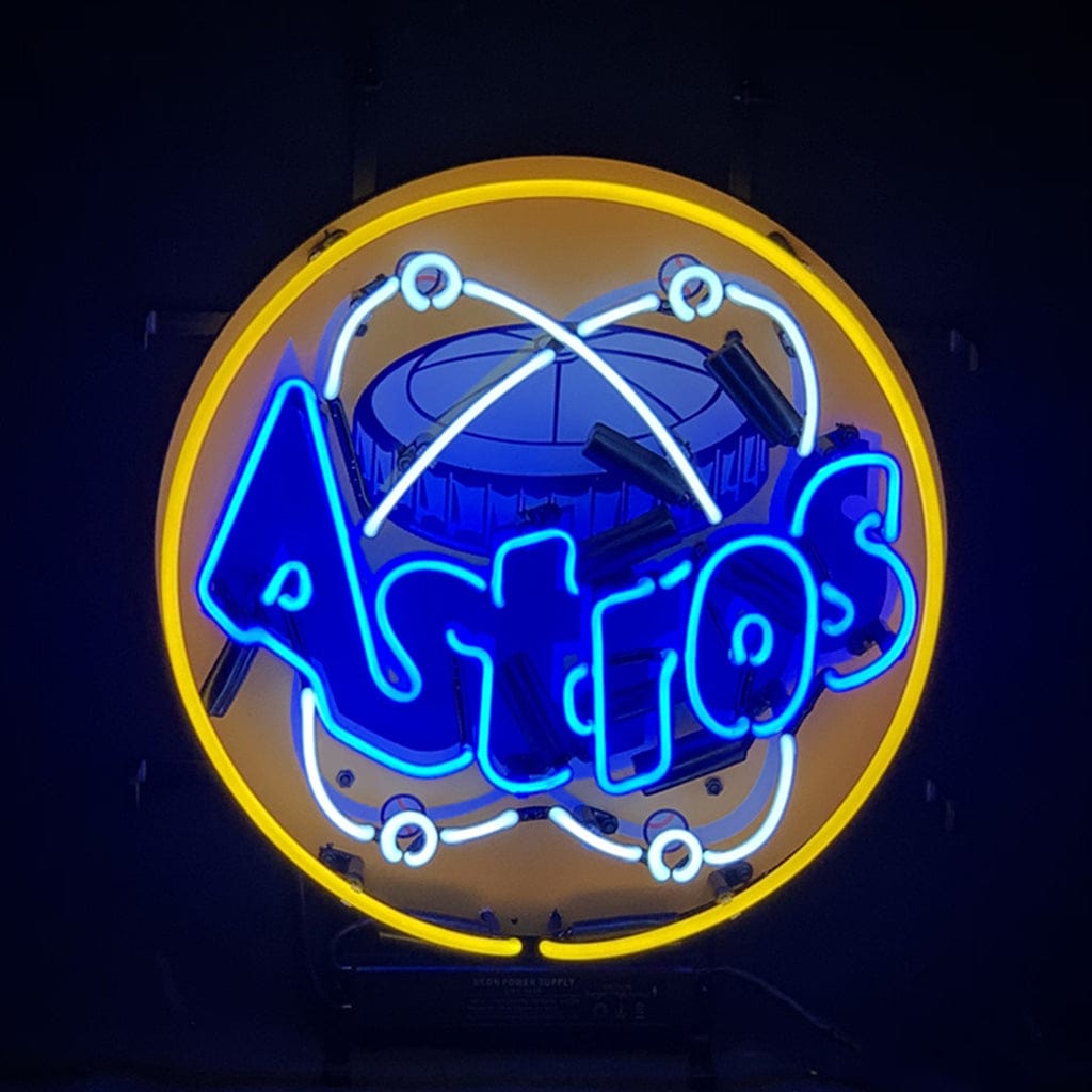 Neon Signs Land Neon Signs Houston Astros with Logo Neon Light Sign