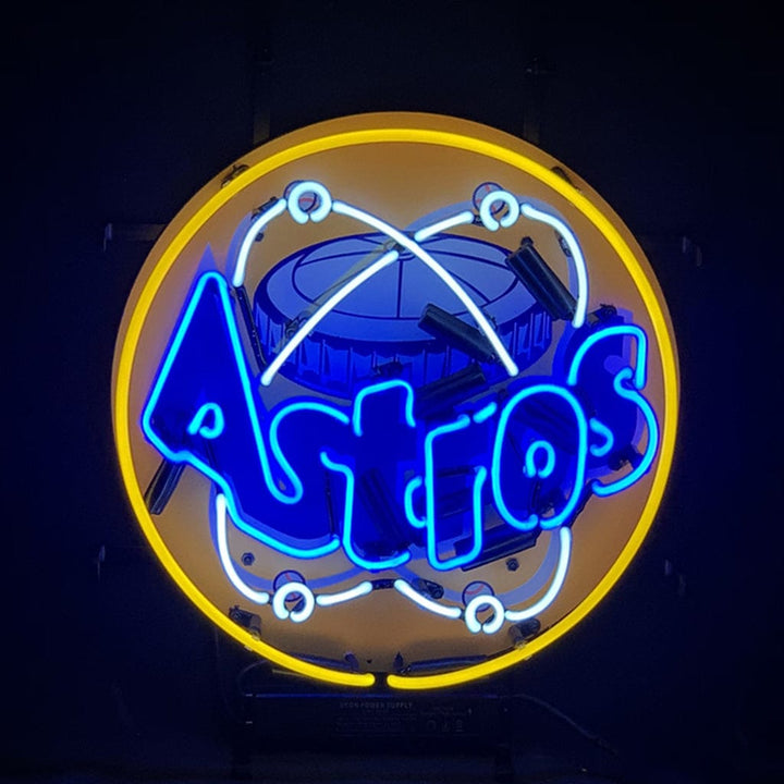 Neon Signs Land Neon Signs Houston Astros with Logo Neon Light Sign