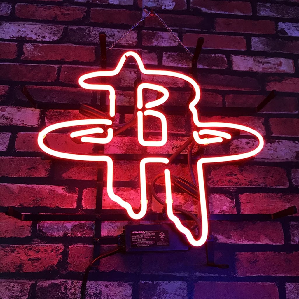 Neon Signs Land Neon Signs Houston Rockets Baseball Neon Sign