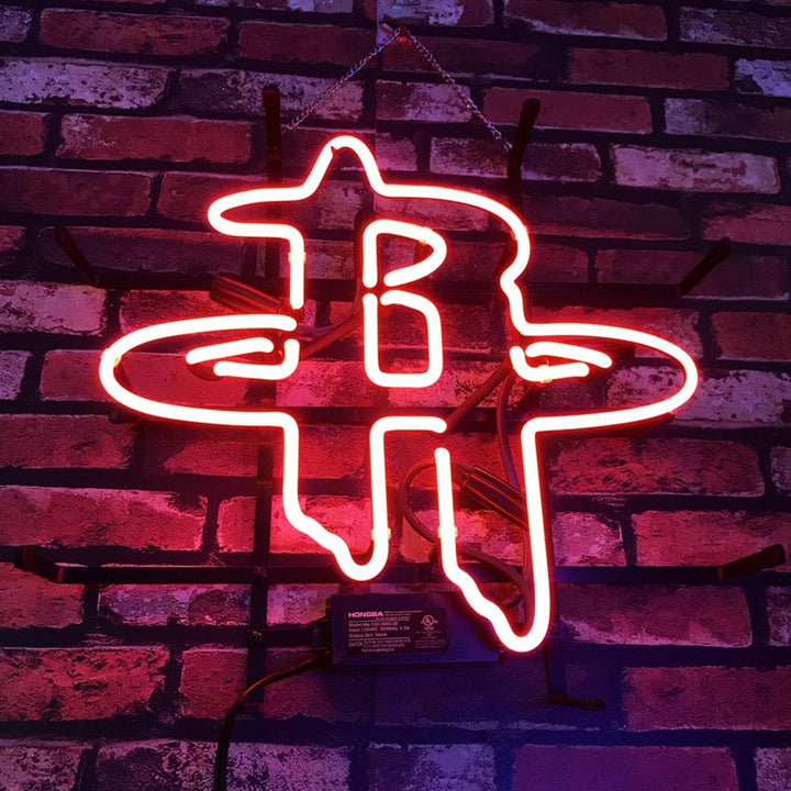 Neon Signs Land Neon Signs Houston Rockets Baseball Neon Sign