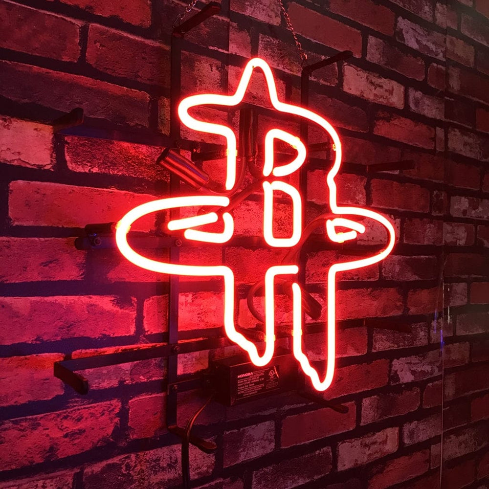 Neon Signs Land Neon Signs Houston Rockets Baseball Neon Sign