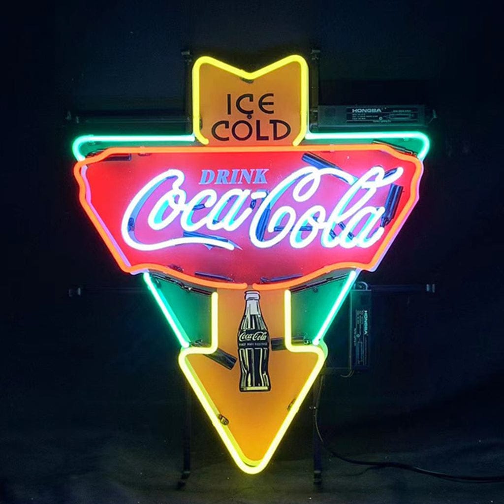 Neon Signs Land Neon Signs Ice Cold Drink Coca Cola Bottle Neon Signs Light