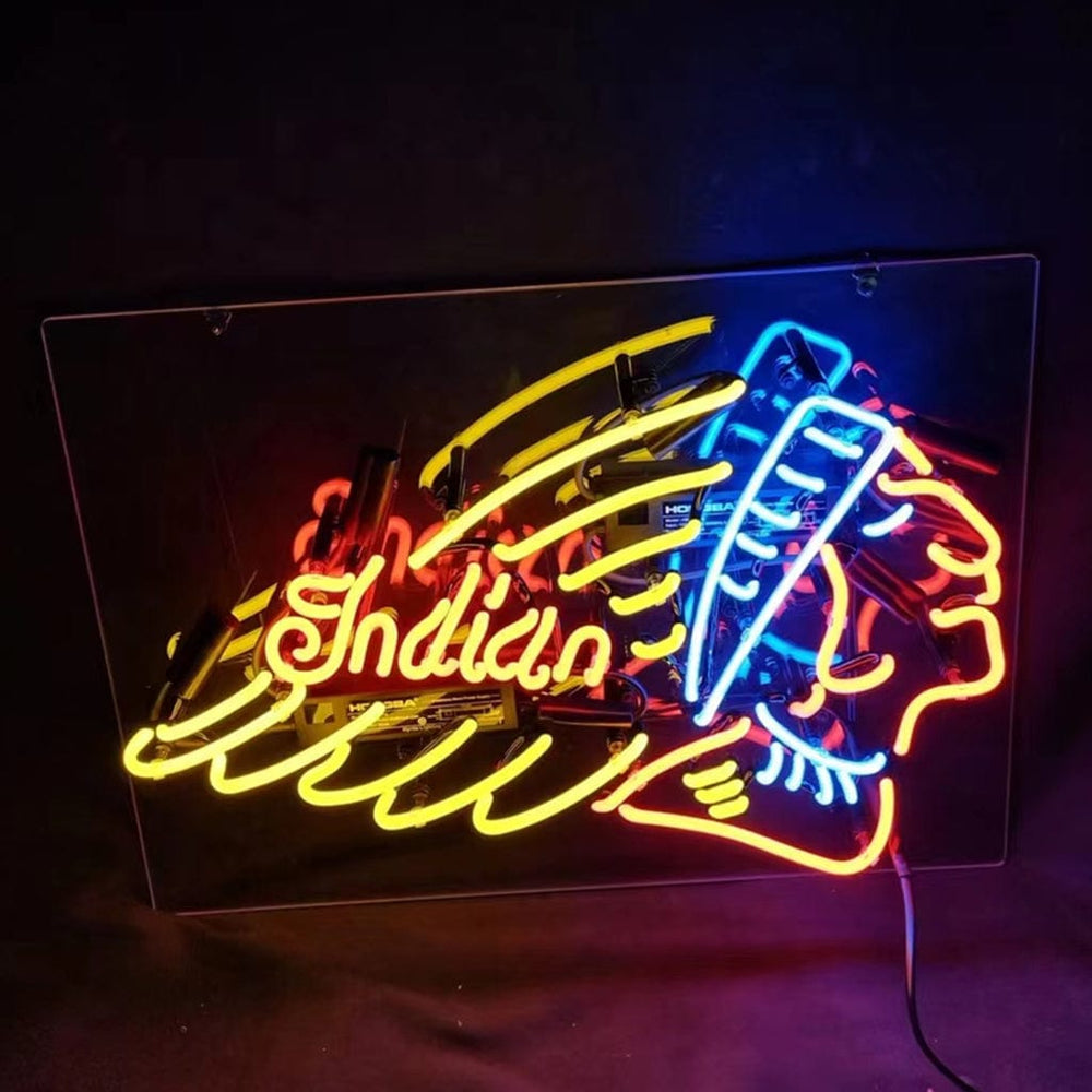 Neon Signs Land Neon Signs Indian Motorcycle Neon Signs Light