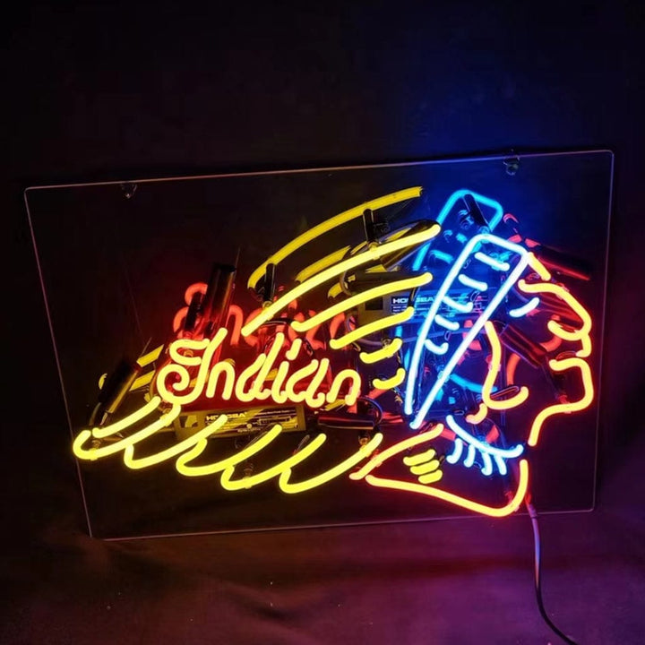 Neon Signs Land Neon Signs Indian Motorcycle Neon Signs Light