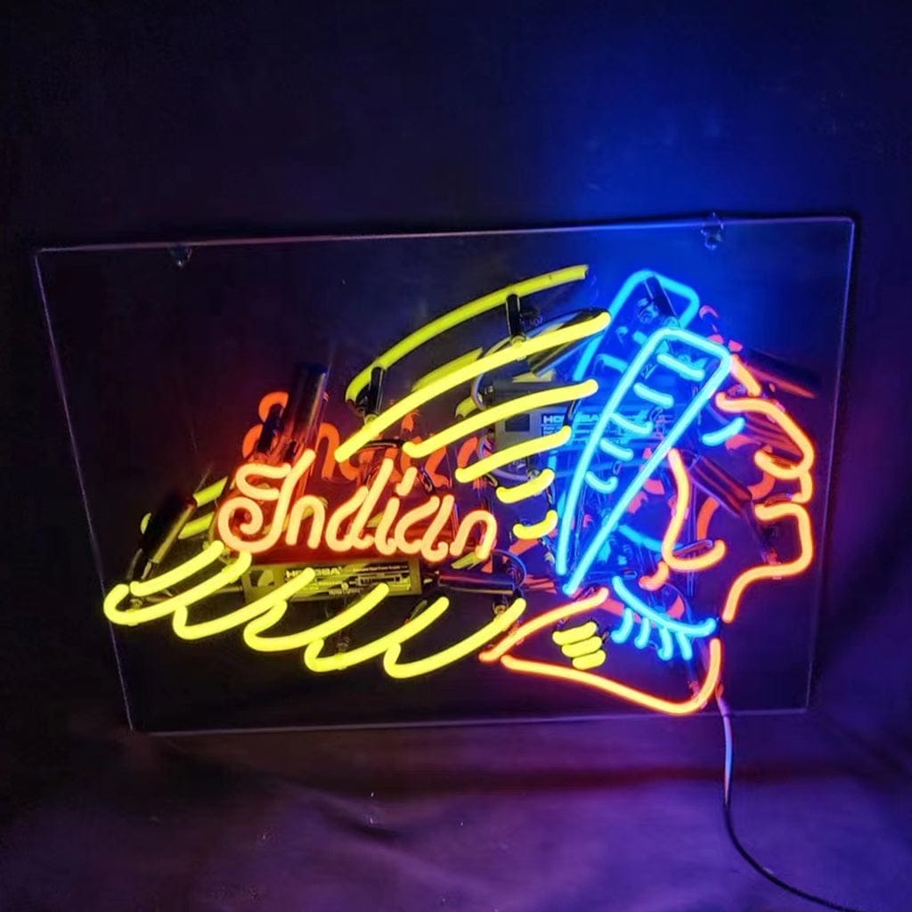 Neon Signs Land Neon Signs Indian Motorcycle Neon Signs Light