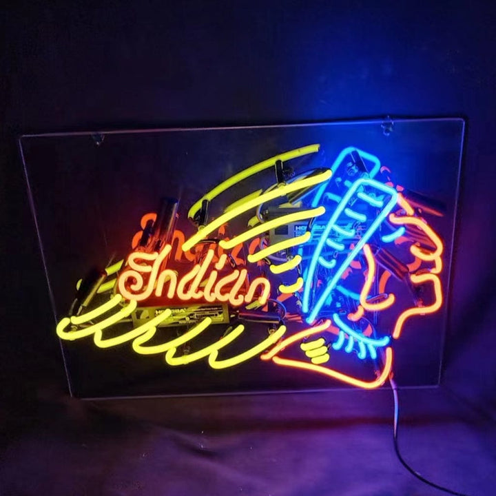 Neon Signs Land Neon Signs Indian Motorcycle Neon Signs Light