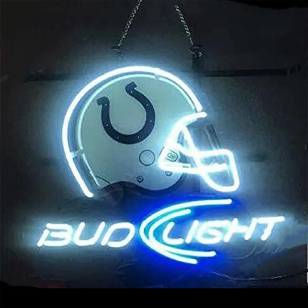 Neon Signs Land Neon Signs Indianapolis Colts Helmet Bud Light Neon Signs