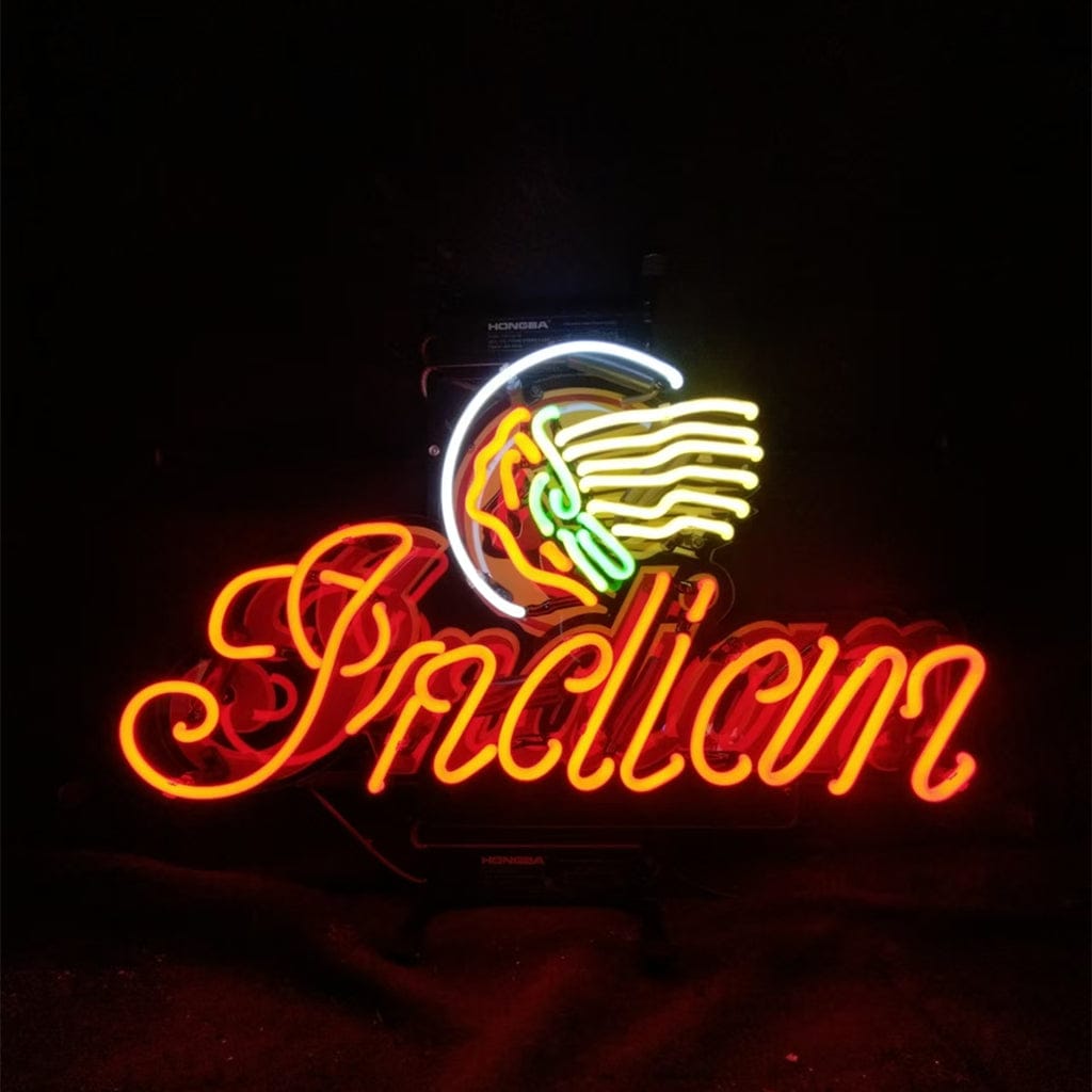 Neon Signs Land Neon Signs Indians Motorcycle Neon Signs