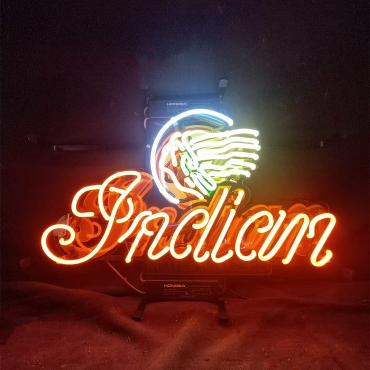Neon Signs Land Neon Signs Indians Motorcycle Neon Signs