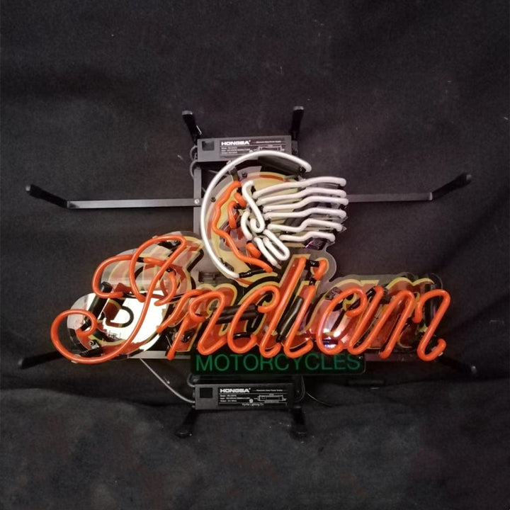 Neon Signs Land Neon Signs Indians Motorcycle Neon Signs