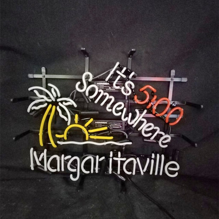 Neon Signs Land Neon Signs It's 5 o'clock Somewhere Margaritaville Neon Signs
