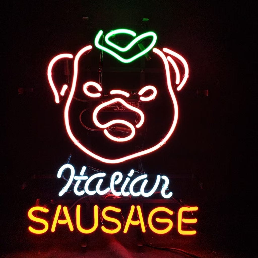 Neon Signs Land Neon Signs Italian Sausage Neon Signs