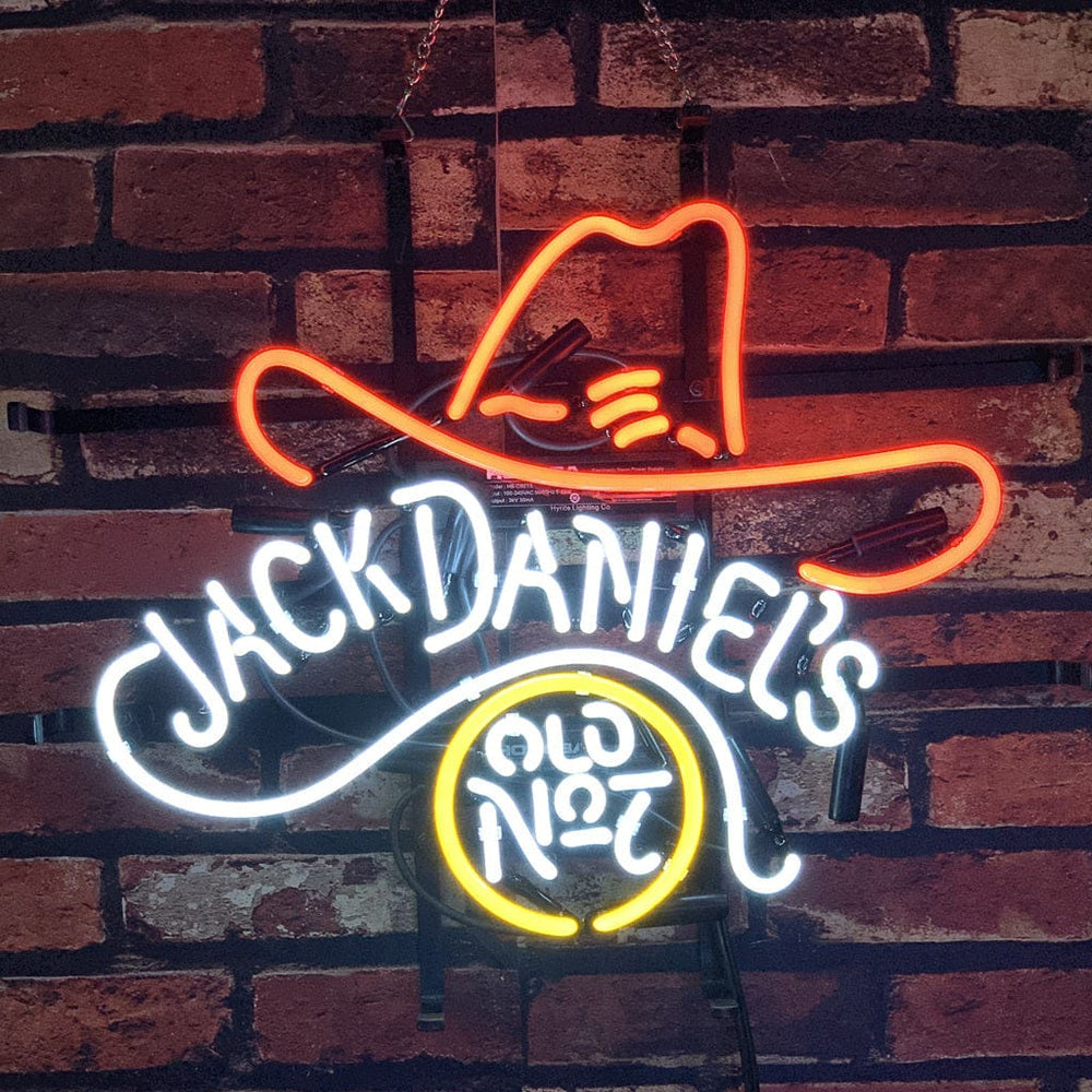 Neon Signs Land Neon Signs Jack Daniel's Old No.7 Whiskey Logo Neon Light Sign