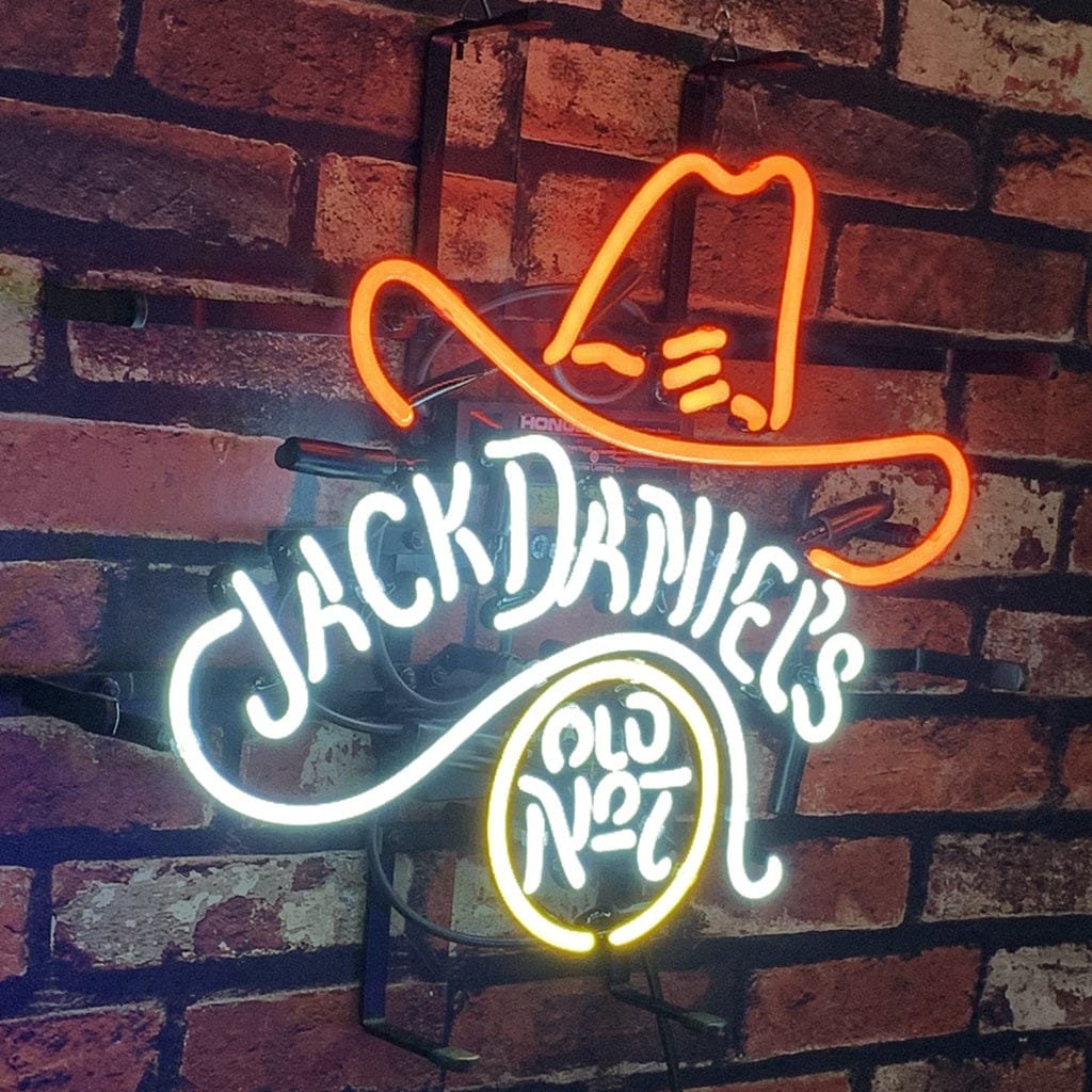 Neon Signs Land Neon Signs Jack Daniel's Old No.7 Whiskey Logo Neon Light Sign