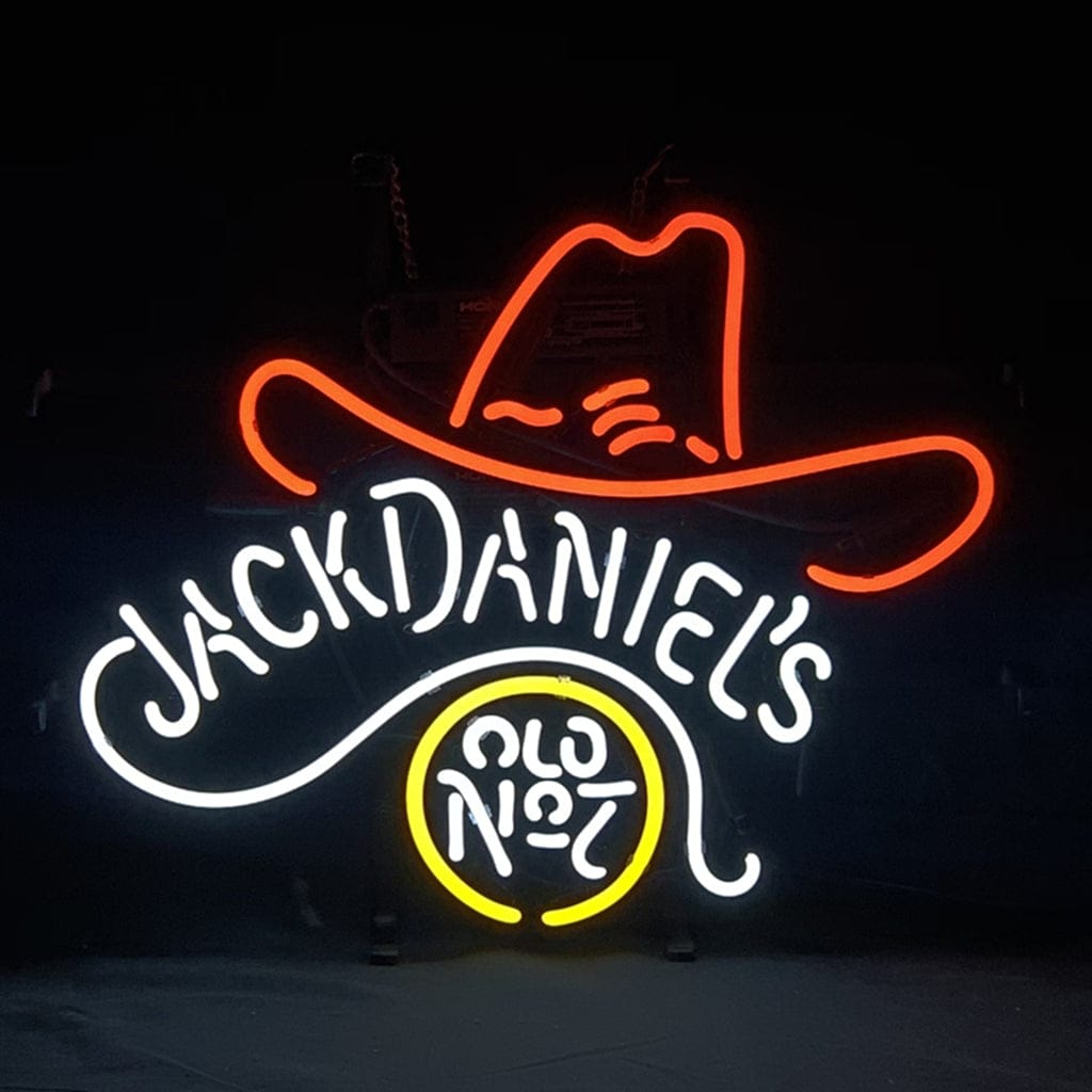 Neon Signs Land Neon Signs Jack Daniel's Old No.7 Whiskey Logo Neon Light Sign