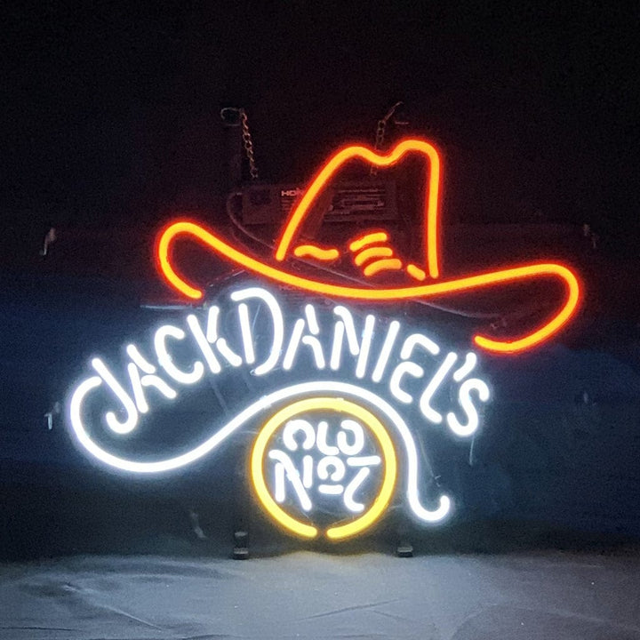 Neon Signs Land Neon Signs Jack Daniel's Old No.7 Whiskey Logo Neon Light Sign