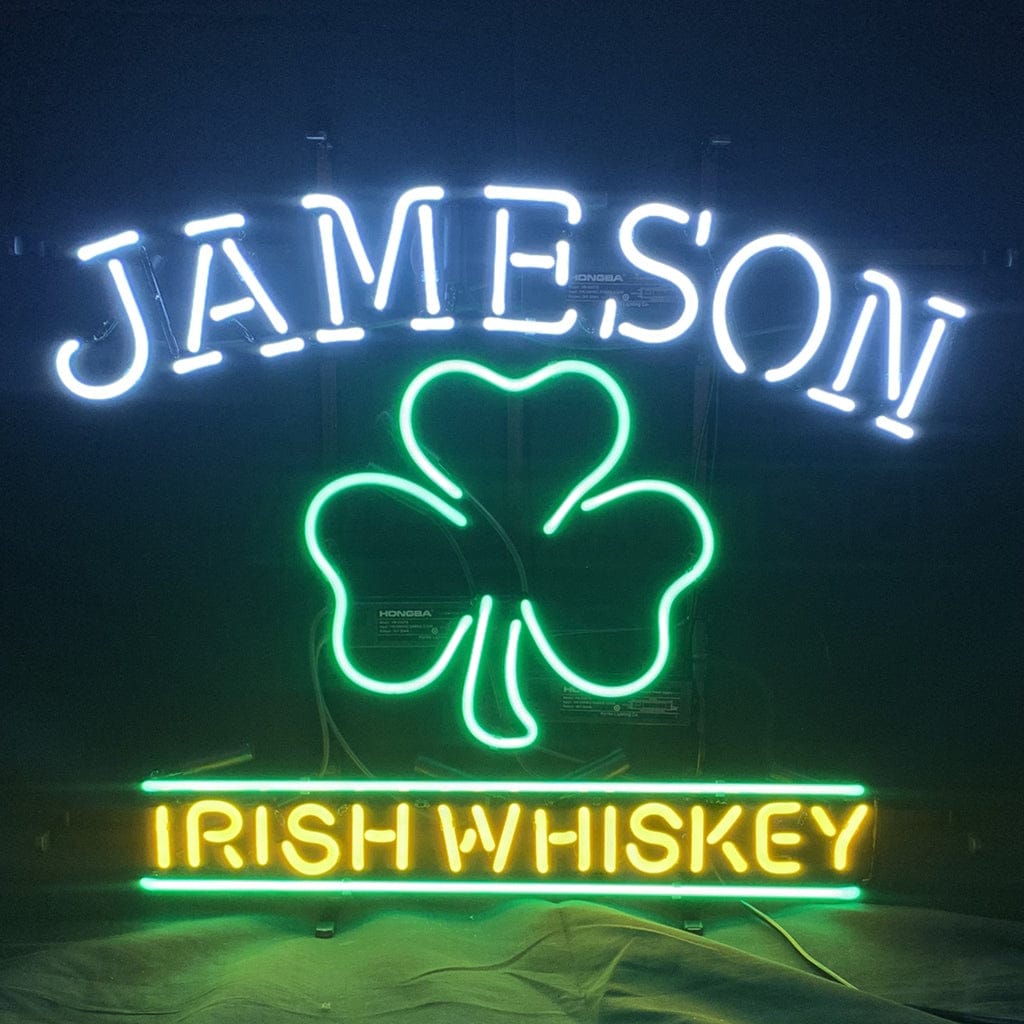 Neon Signs Land Neon Signs Jameson Irish Whiskey Clover Neon Signs Light