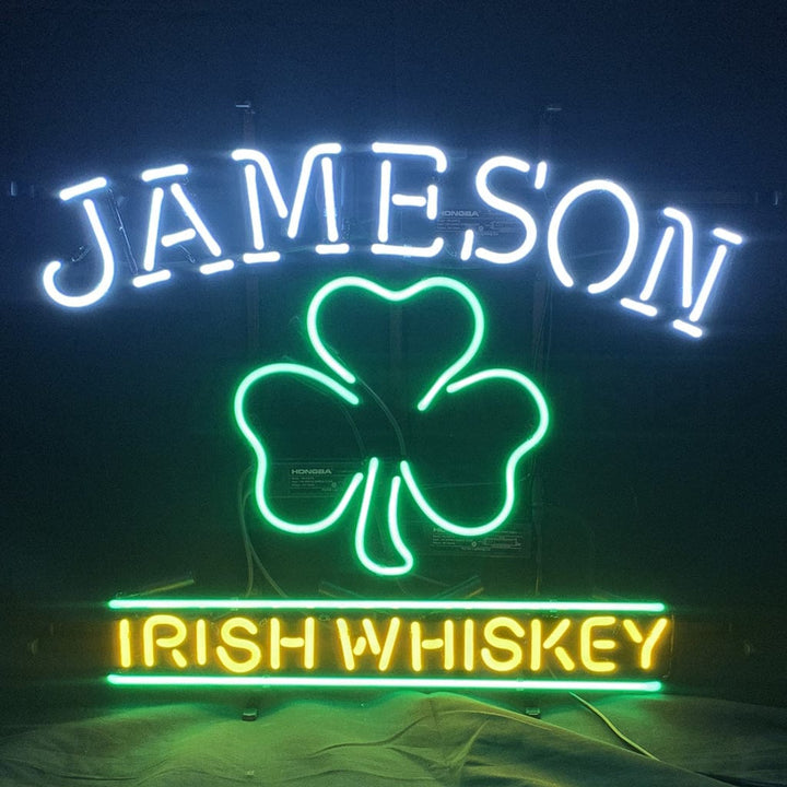 Neon Signs Land Neon Signs Jameson Irish Whiskey Clover Neon Signs Light