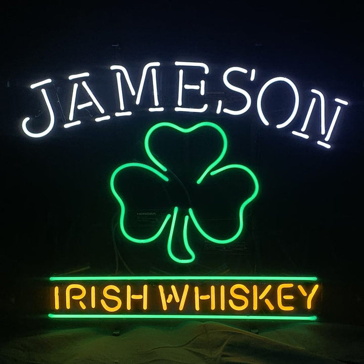 Neon Signs Land Neon Signs Jameson Irish Whiskey Clover Neon Signs Light
