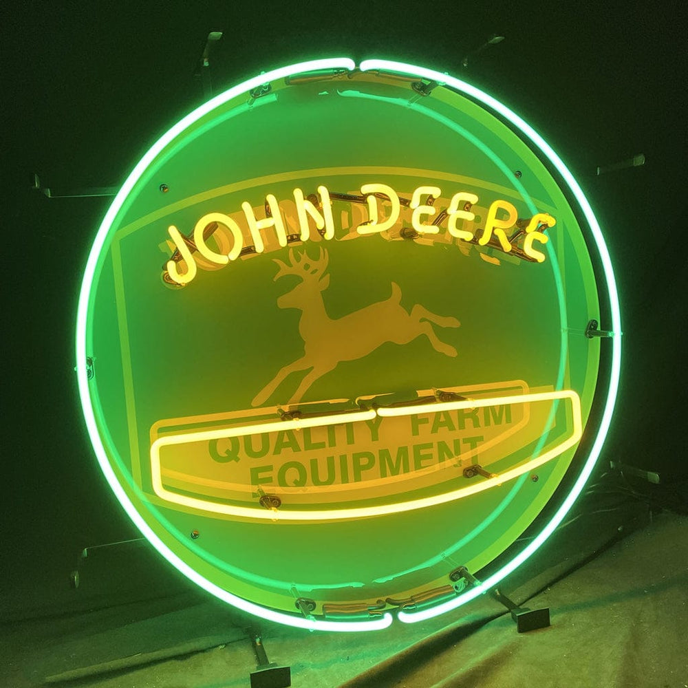 Neon Signs Land Neon Signs John Deere Quality Farm Equipment Neon Signs